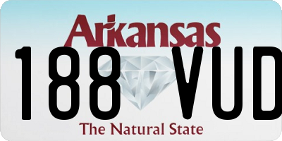AR license plate 188VUD