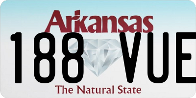 AR license plate 188VUE