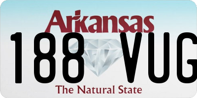 AR license plate 188VUG