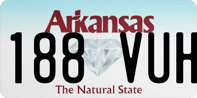 AR license plate 188VUH