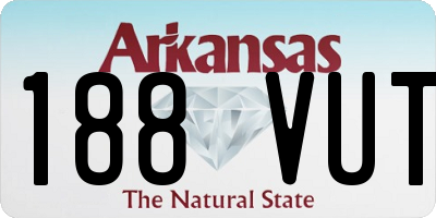 AR license plate 188VUT