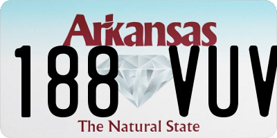 AR license plate 188VUV
