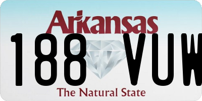 AR license plate 188VUW