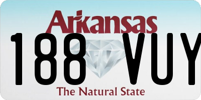 AR license plate 188VUY