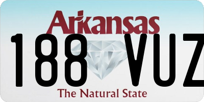 AR license plate 188VUZ