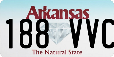 AR license plate 188VVC