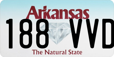 AR license plate 188VVD