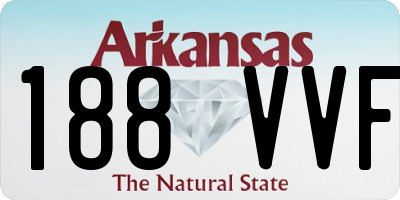 AR license plate 188VVF