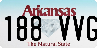 AR license plate 188VVG