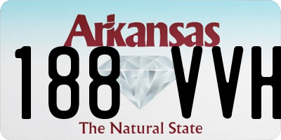 AR license plate 188VVH