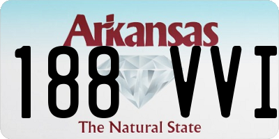 AR license plate 188VVI