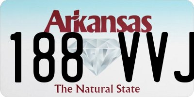 AR license plate 188VVJ