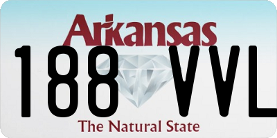 AR license plate 188VVL