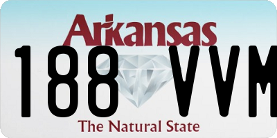 AR license plate 188VVM