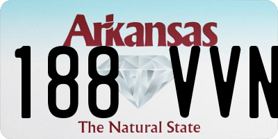 AR license plate 188VVN