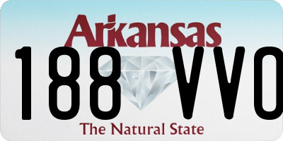 AR license plate 188VVO