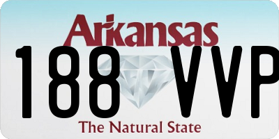 AR license plate 188VVP