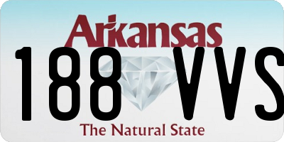 AR license plate 188VVS