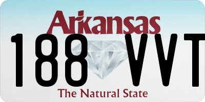 AR license plate 188VVT
