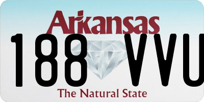 AR license plate 188VVU