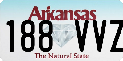 AR license plate 188VVZ