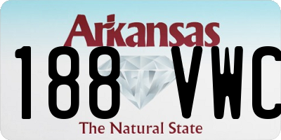 AR license plate 188VWC