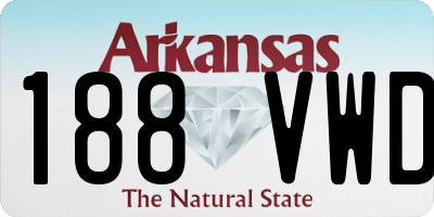 AR license plate 188VWD