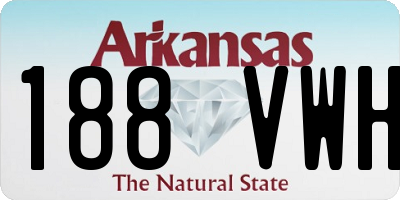 AR license plate 188VWH