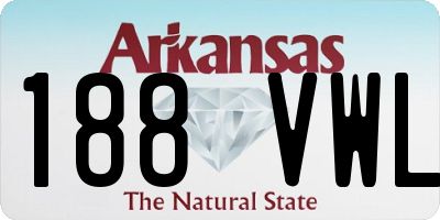 AR license plate 188VWL