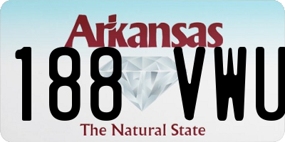 AR license plate 188VWU