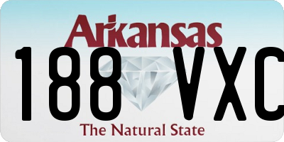 AR license plate 188VXC