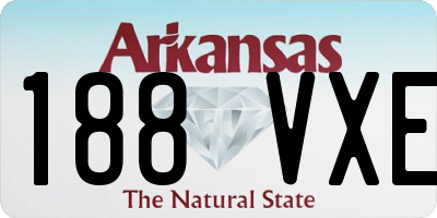AR license plate 188VXE