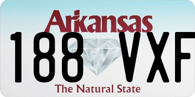 AR license plate 188VXF