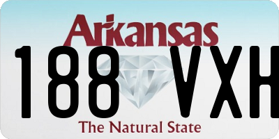 AR license plate 188VXH