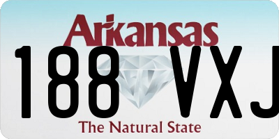 AR license plate 188VXJ
