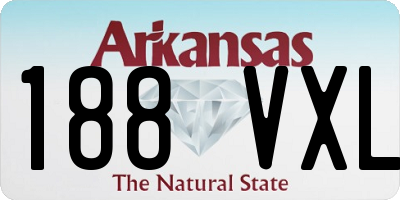 AR license plate 188VXL