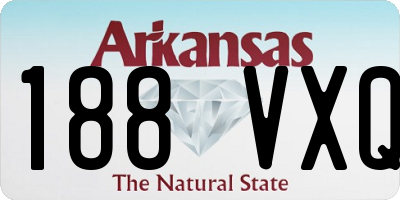 AR license plate 188VXQ