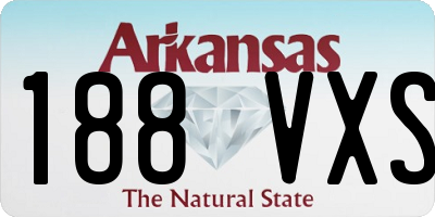 AR license plate 188VXS