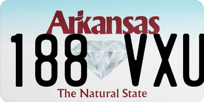 AR license plate 188VXU