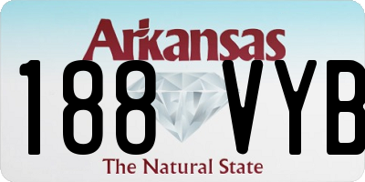 AR license plate 188VYB