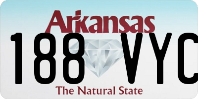 AR license plate 188VYC