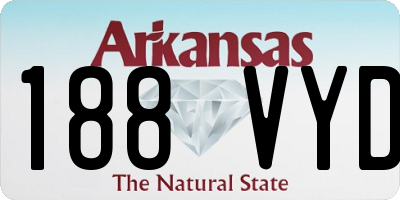 AR license plate 188VYD