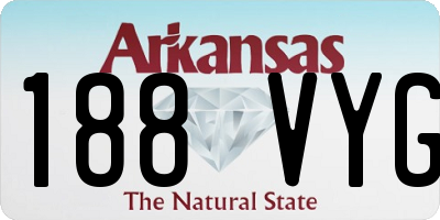 AR license plate 188VYG