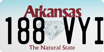 AR license plate 188VYI