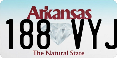 AR license plate 188VYJ