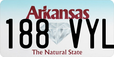 AR license plate 188VYL