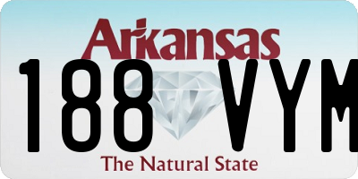 AR license plate 188VYM