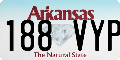 AR license plate 188VYP