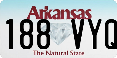 AR license plate 188VYQ