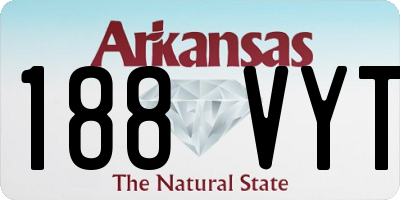 AR license plate 188VYT